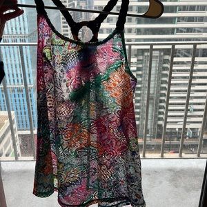 Cute open back summer tank